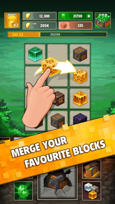 Capturas de pantalla de Minetap 3D: Idle-Merge RPG