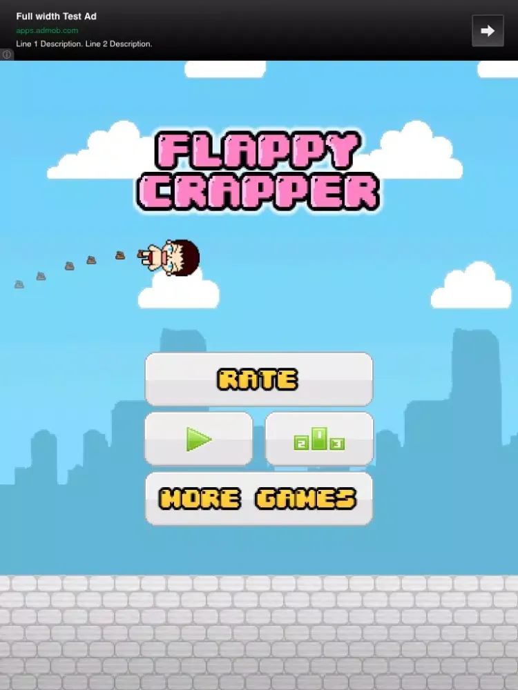 تصاویر Flappy Crapper - Adventure Of Bird Man iPad 