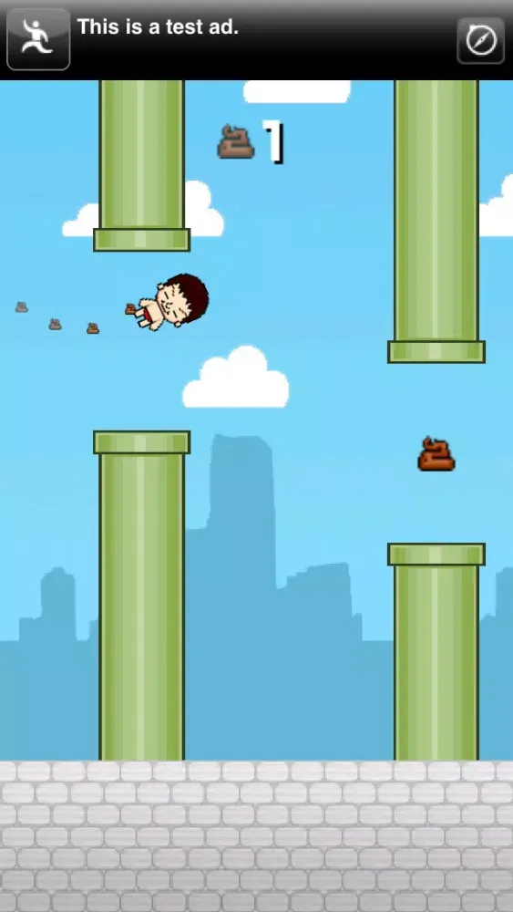 تصاویر Flappy Crapper - Adventure Of Bird Man