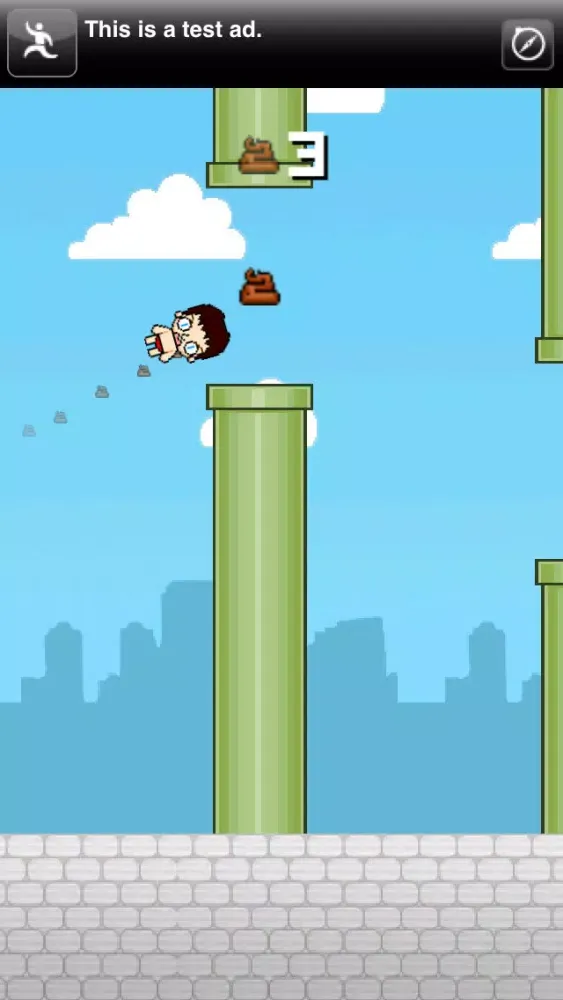 تصاویر Flappy Crapper - Adventure Of Bird Man