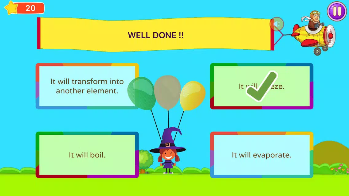 HERMIONE 5TH GRADE SCIENCE LEARNING EDUCATION GAME Screenshots