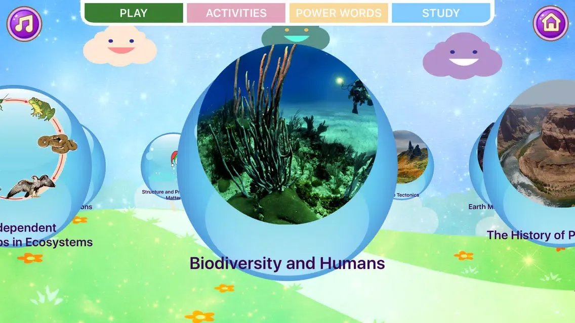 Zrzuty ekranu Hermione Second Grade Science Learning Games Lite