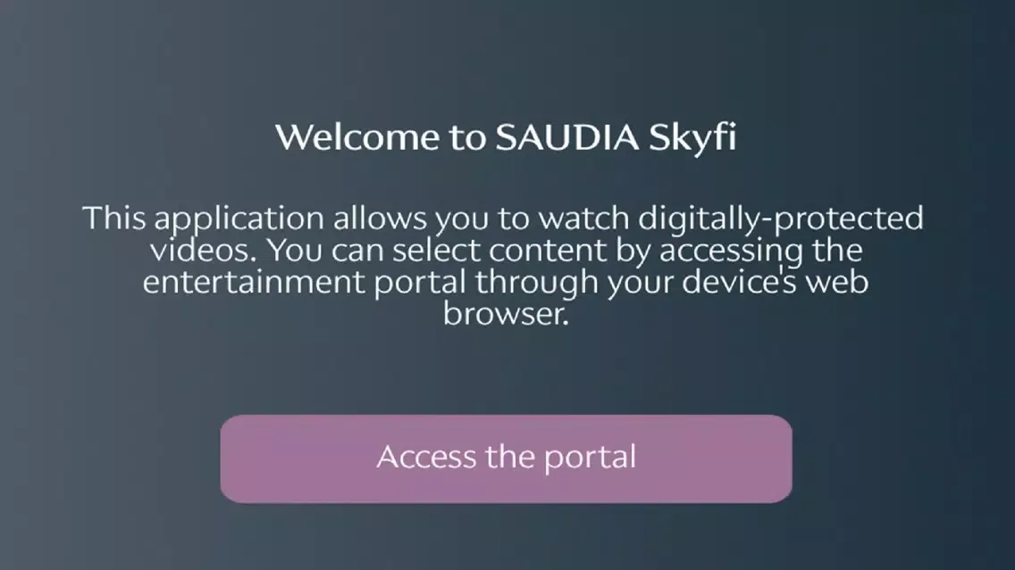 SAUDIA SkyFi Screenshots