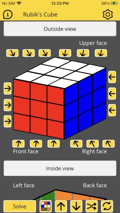 Rubik's Cube Solver स्क्रीनशॉट