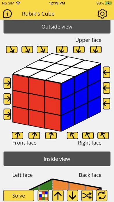 Rubik's Cube Solver स्क्रीनशॉट