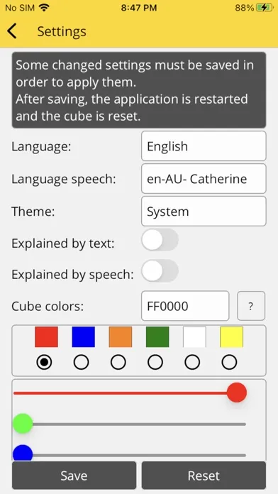 Rubik's Cube Solver स्क्रीनशॉट