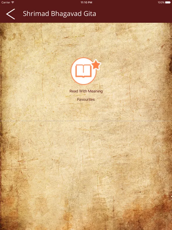 Bhagavad Gita Saar Hindi iPad 應用截圖
