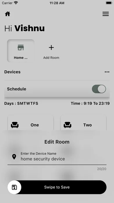 Ảnh chụp màn hình của Geetron Home Security