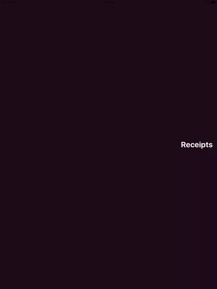 ภาพหน้าจอของ Receipts - Simple Tracker iPad 