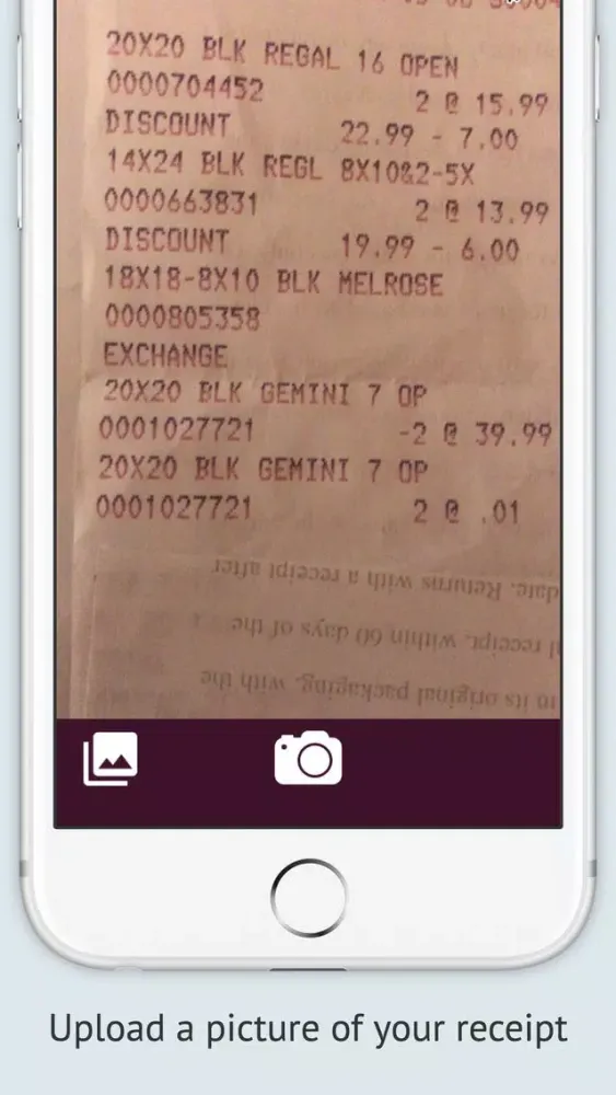 ภาพหน้าจอของ Receipts - Simple Tracker