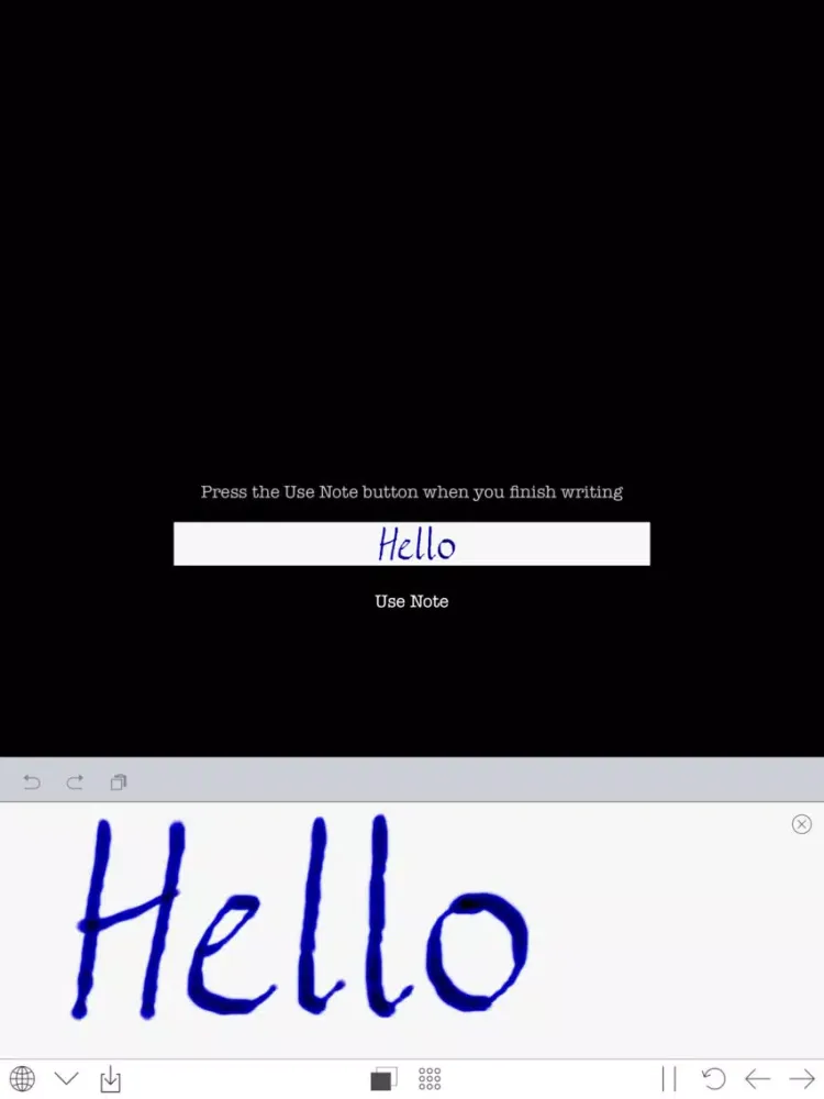 Calligrapher iPad  스크린샷