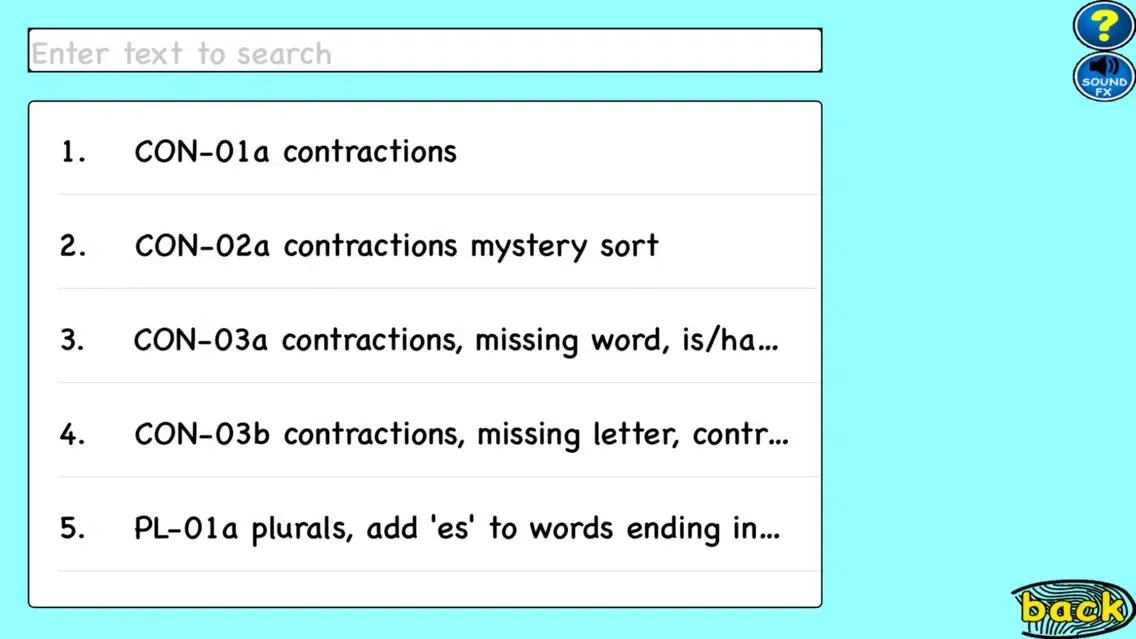 Word Sort Wizard LITE 스크린샷