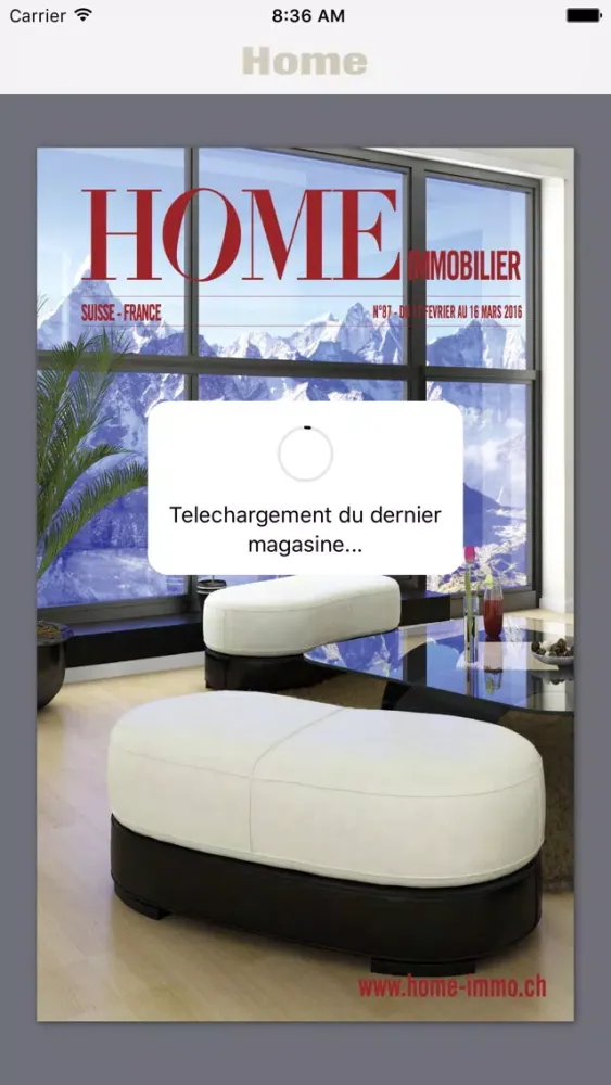 Capturas de tela do Home Immobilier