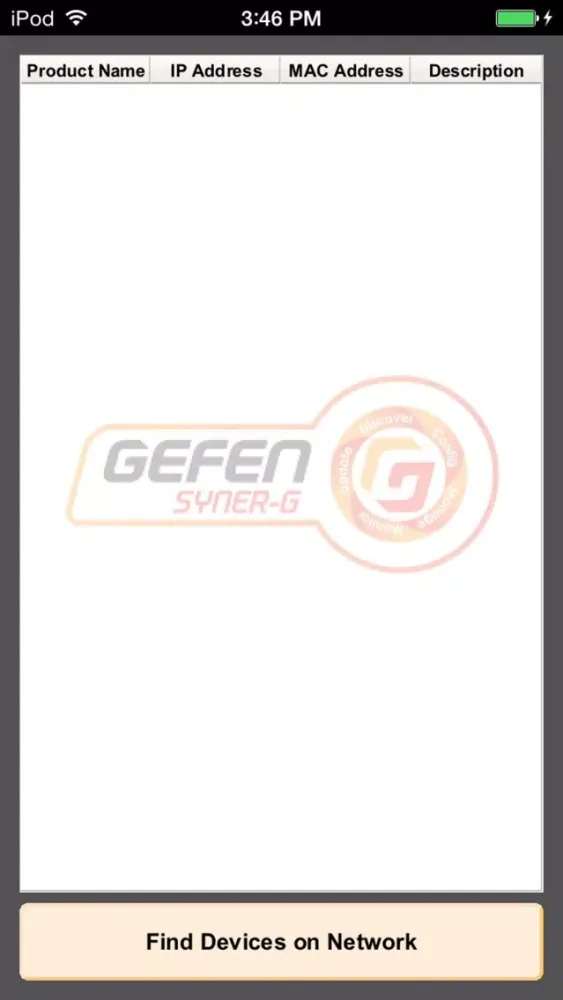 Скриншоты Gefen Discovery Tool