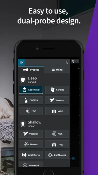 Vscan Air VET Ultrasound Screenshots