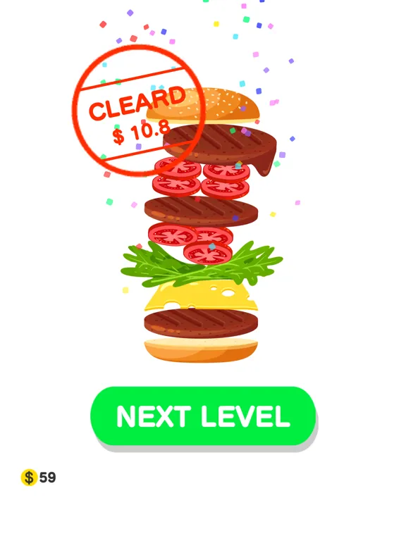 Tangkapan skrin Extreme Burger iPad 