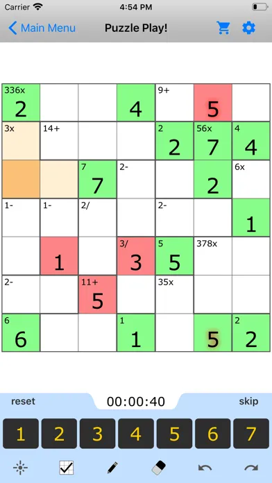 Mathdoku Challenge! スクリーンショット