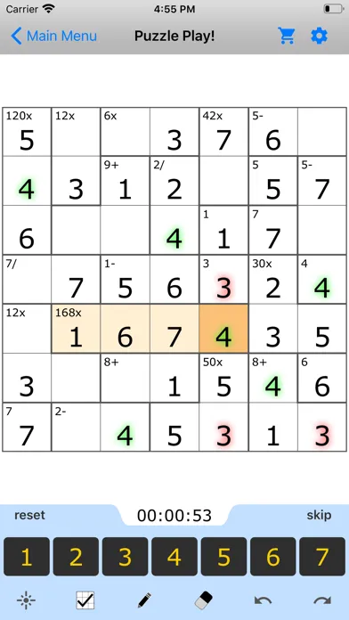 Mathdoku Challenge! スクリーンショット