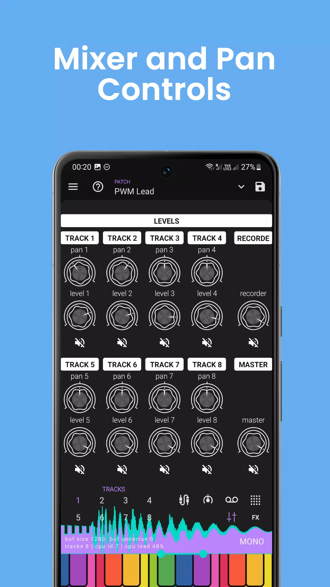 Digitron Synthesizerdes captures d'écran de l'application6