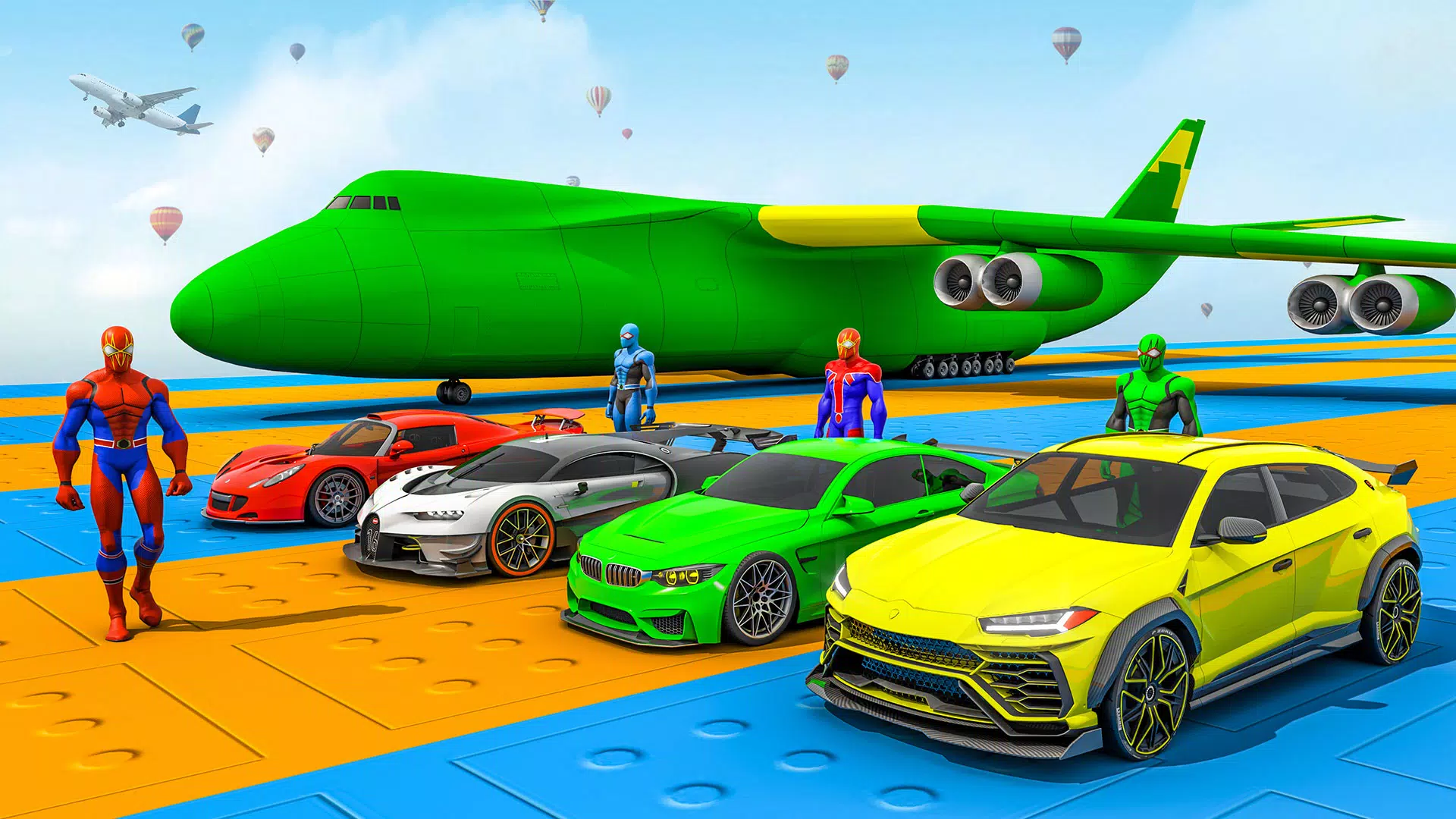 Superhero Car Games: Mega Ramp Screenshots