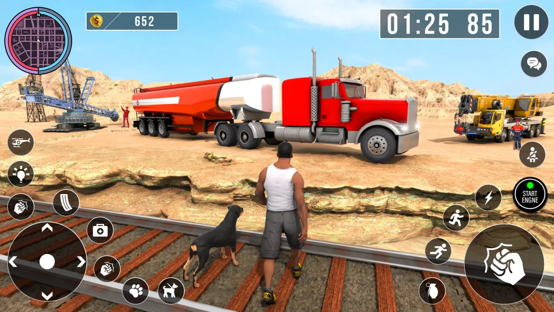 Capturas de tela do Oil Tanker Truck Driving Games