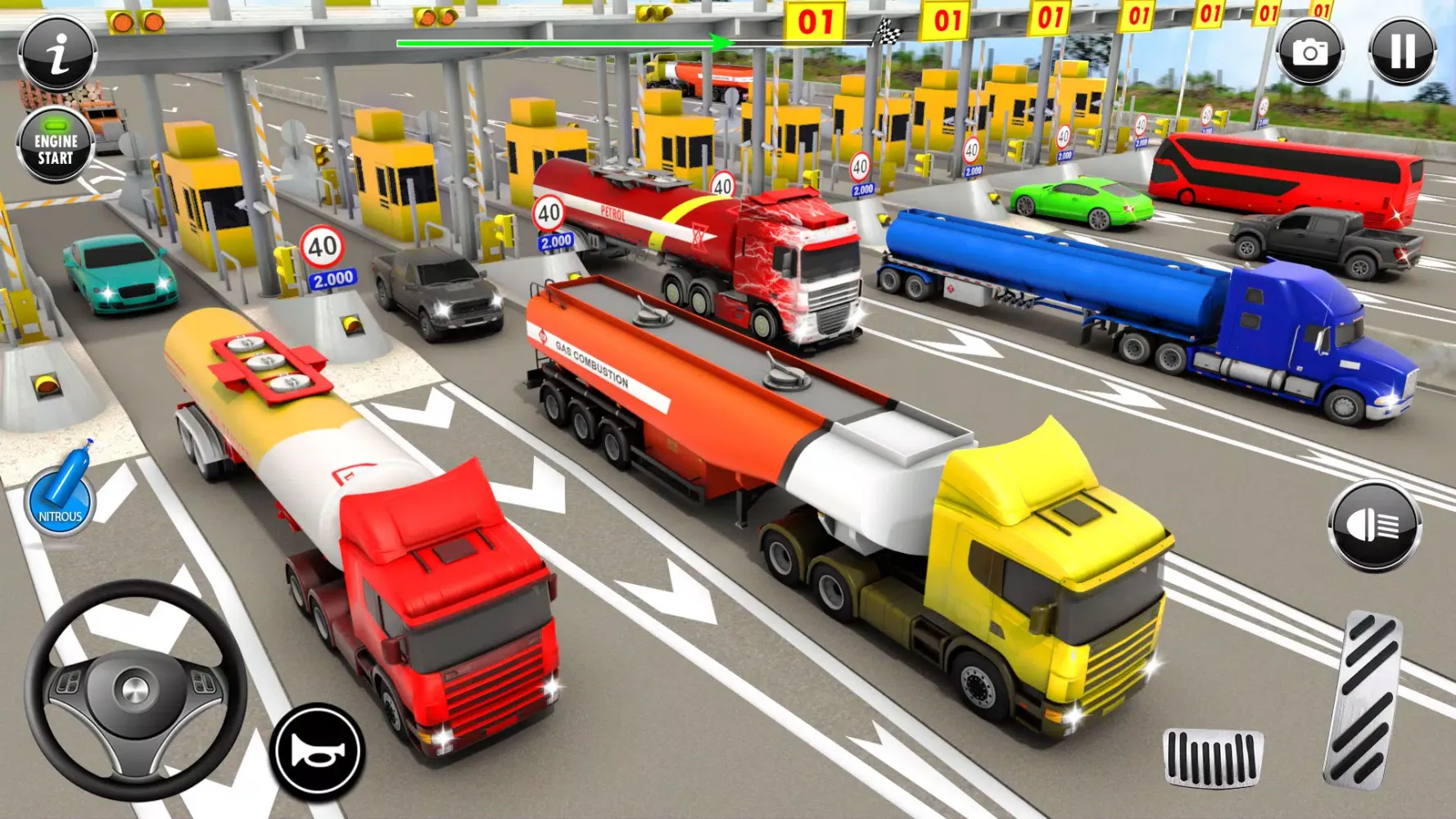 Capturas de tela do Oil Tanker Truck Driving Games