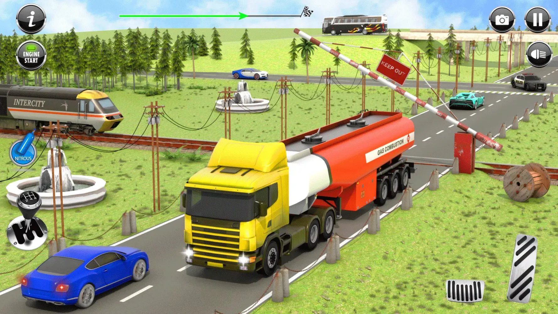 Capturas de tela do Oil Tanker Truck Driving Games