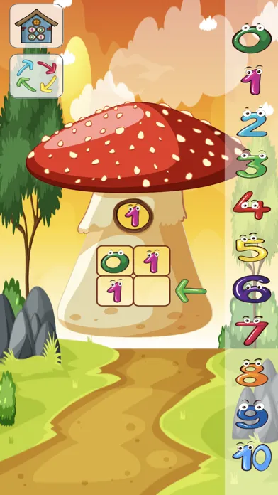Screenshot di Number Houses learn numbers