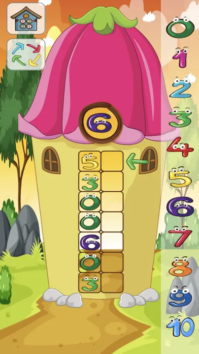 Screenshot di Number Houses learn numbers