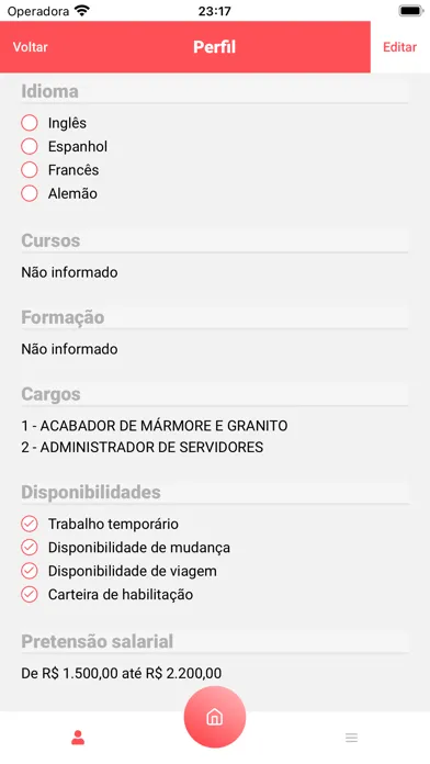 Скриншоты Alternativa Empregos