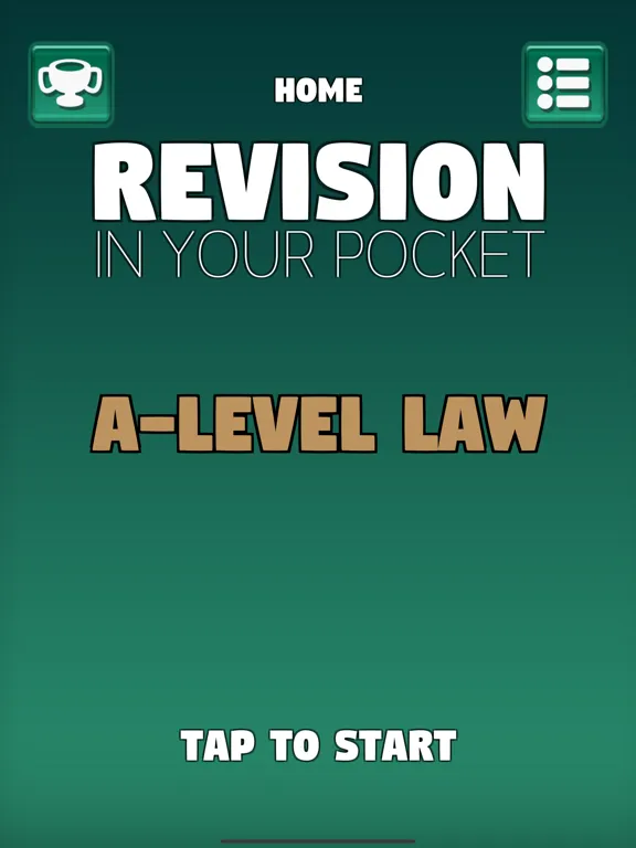 Zrzuty ekranu Revision In Your Pocket: Law iPad 