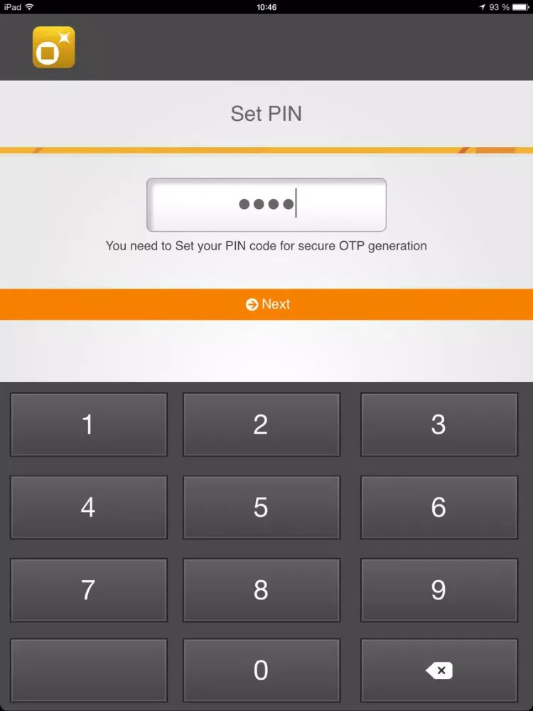 IDProve OTP iPad  স্ক্রিনশট