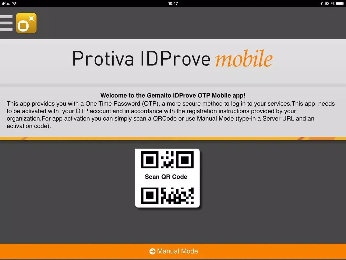 IDProve OTP iPad  স্ক্রিনশট