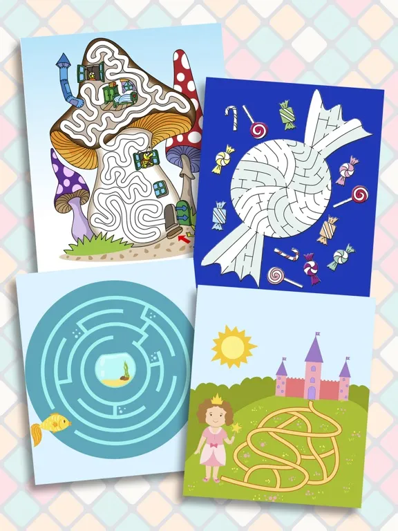 Fun labyrinth brain games. iPad  스크린샷