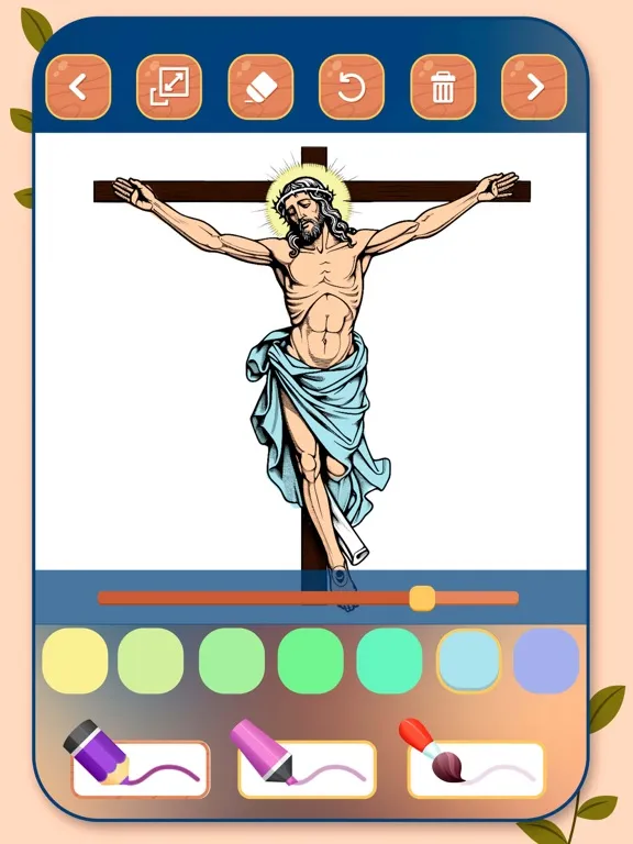 Ảnh chụp màn hình của 1000 Bible Coloring Book iPad 