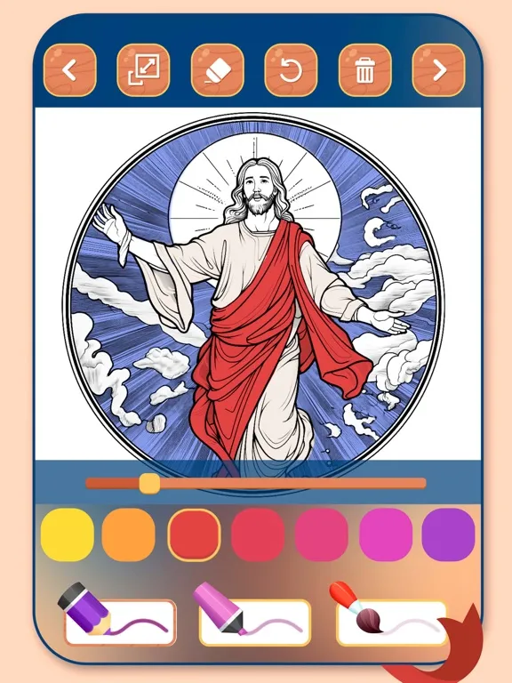 Ảnh chụp màn hình của 1000 Bible Coloring Book iPad 
