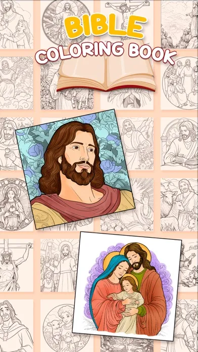 Ảnh chụp màn hình của 1000 Bible Coloring Book
