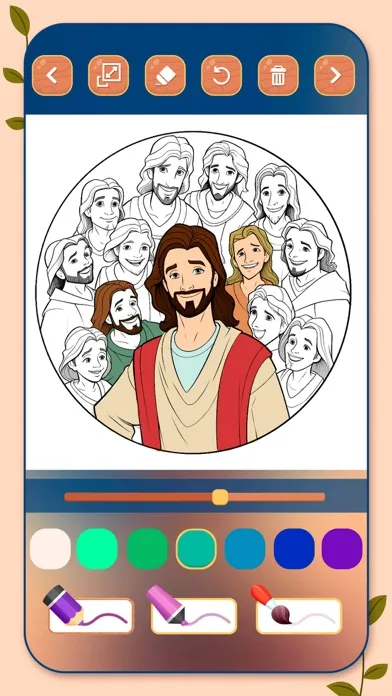 Ảnh chụp màn hình của 1000 Bible Coloring Book