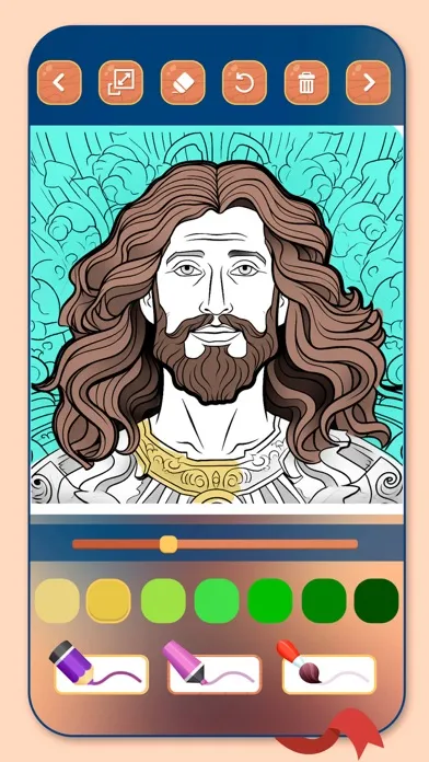 Ảnh chụp màn hình của 1000 Bible Coloring Book