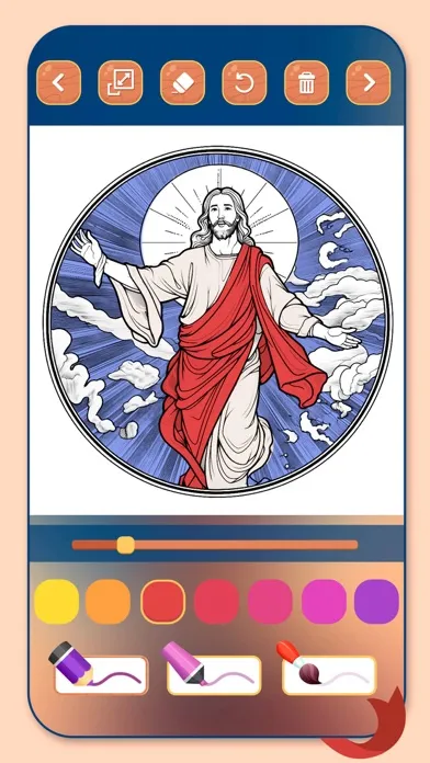 Ảnh chụp màn hình của 1000 Bible Coloring Book