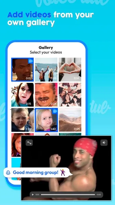 Capturas de tela do Voice Dub - Lip Sync Video