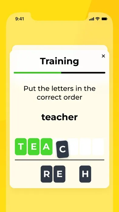 ภาพหน้าจอของ 7 words