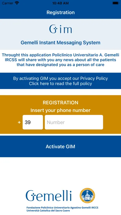 Capturas de pantalla de Gemelli Instant Messaging Sys