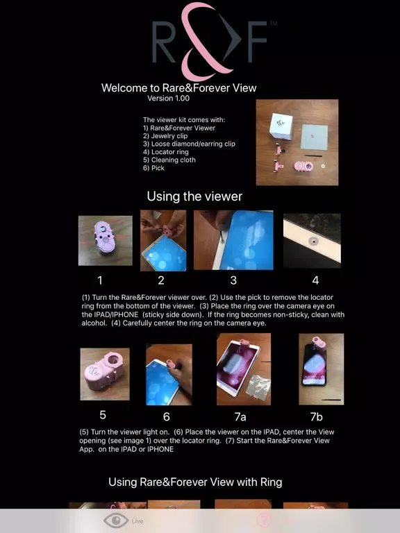 Rare & Forever iPad 应用截图