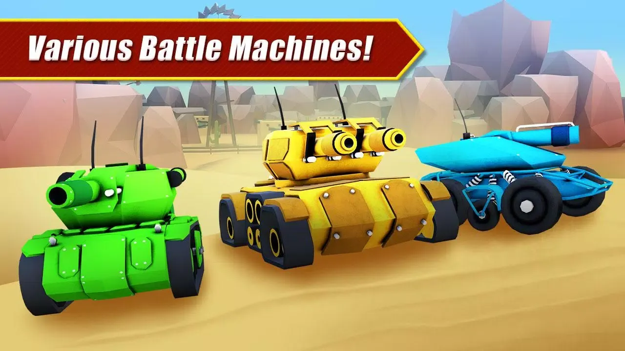 Tangkapan skrin Awesome Tank Battles