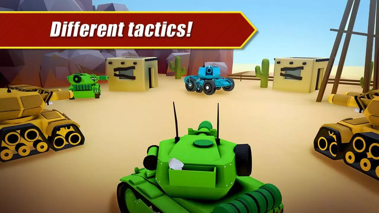 Tangkapan skrin Awesome Tank Battles