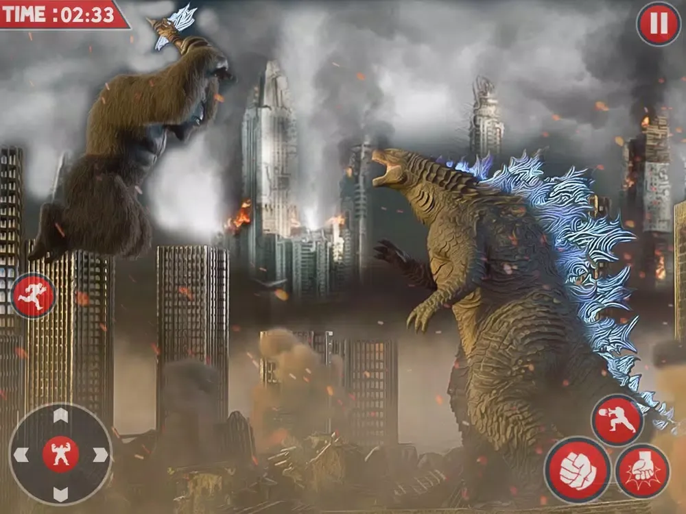 Captures d'écran de Kaiju Godzilla : Giant Monster iPad