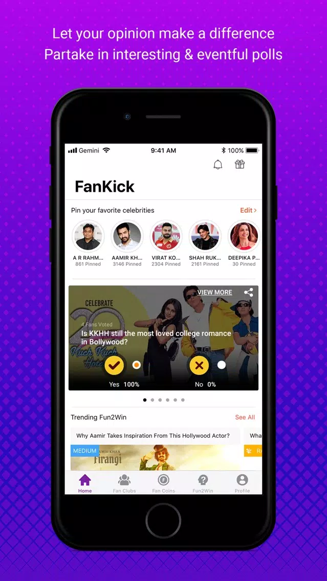صور FanKick -Celebs,Fans & Rewards