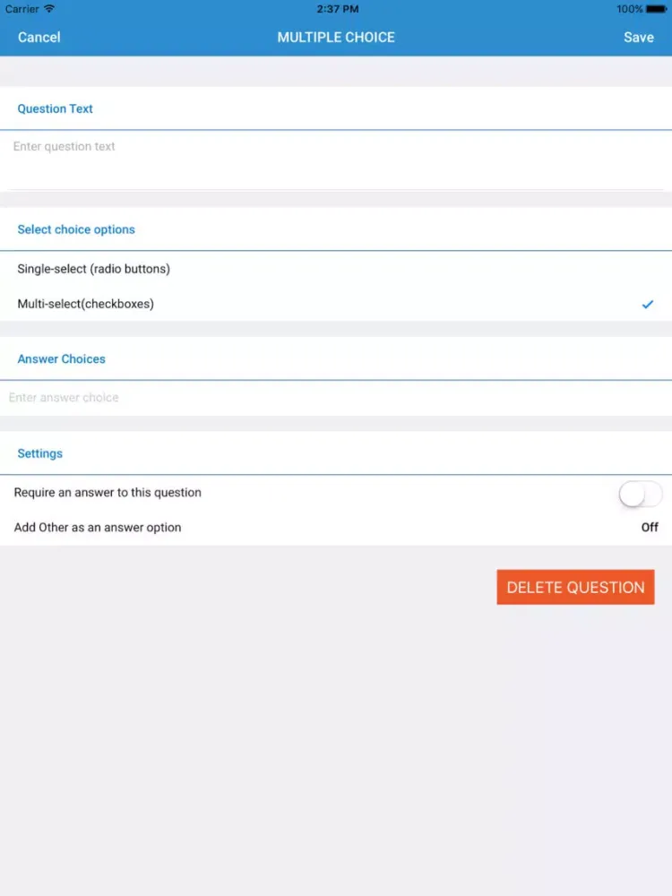 Survey2Connect iPad 应用截图