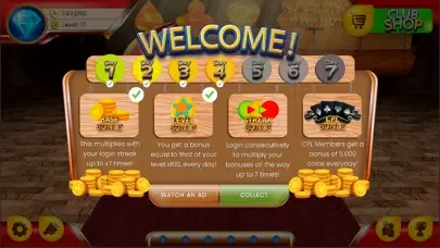Captures d'écran de Gin Rummy Club